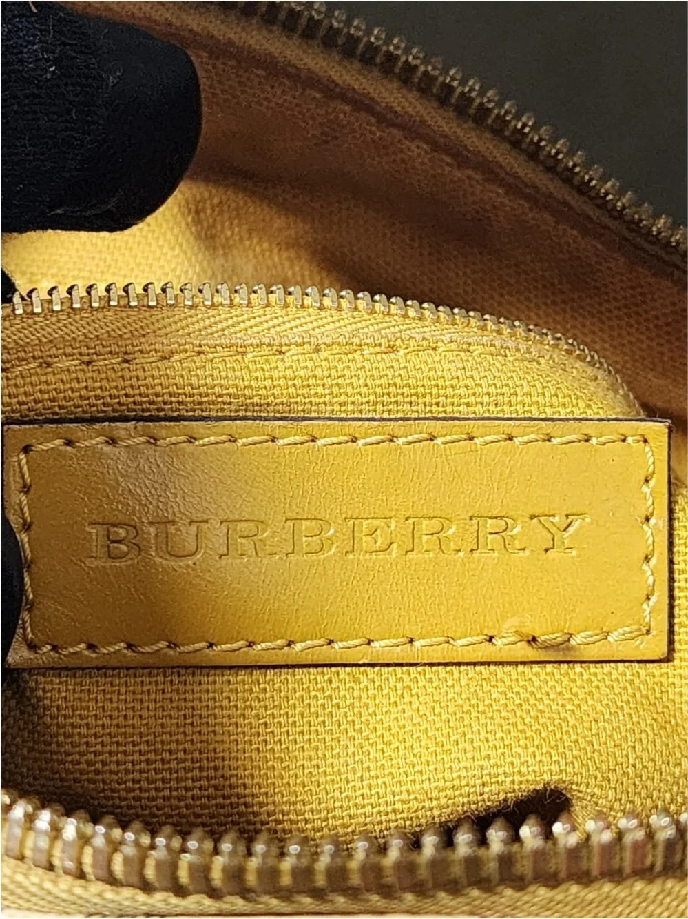 Burberry Haymarket Panel Blaze Bag Beige/Yellow